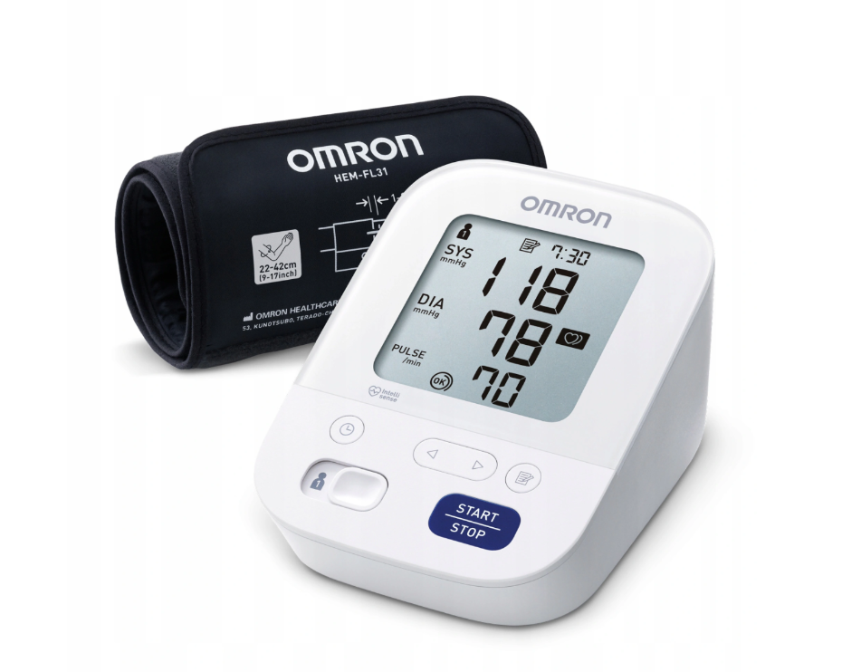 Měřič krevního tlaku Omron X3 Comfort - rozbaleno