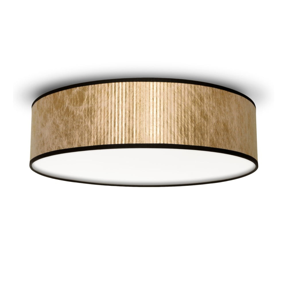 Stropní svítidlo ve zlaté barvě Bulb Attack Tres, Ø 40 cm - kosmetická vada