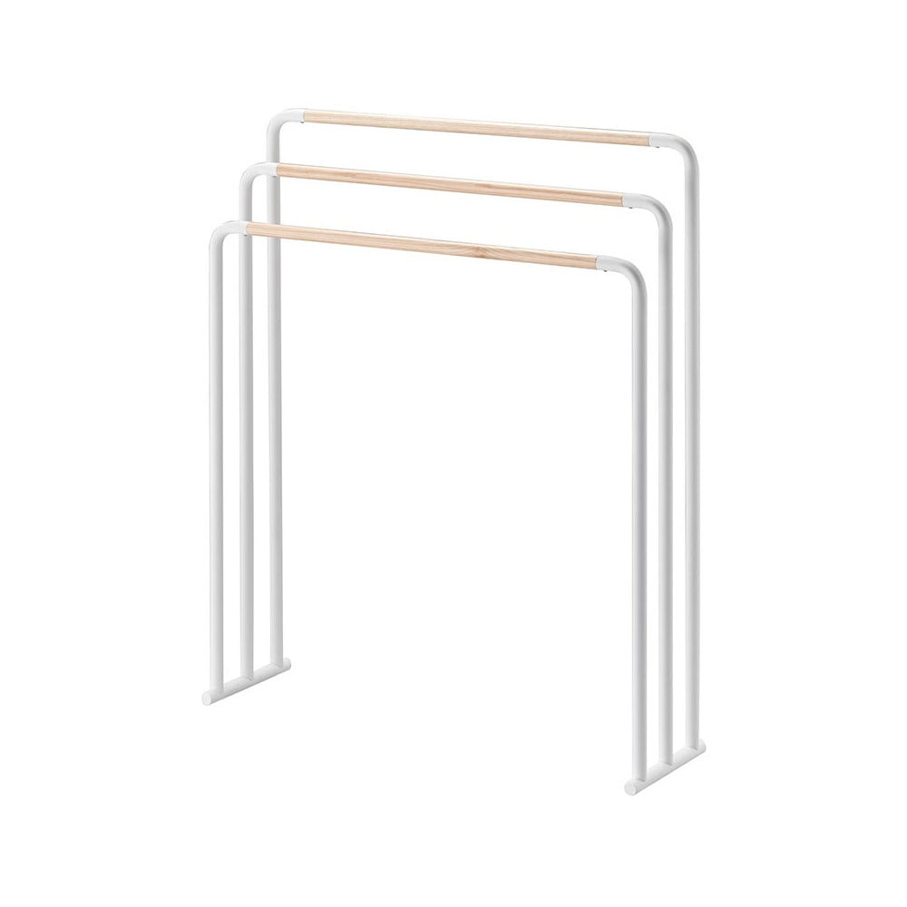 Bílý stojan na ručníky YAMAZAKI Plane - kosmetická vada