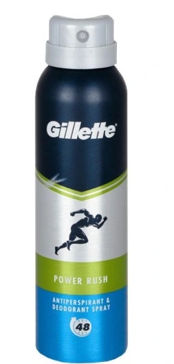 Gillette Antiperspirant Spray Power rush, 150ml