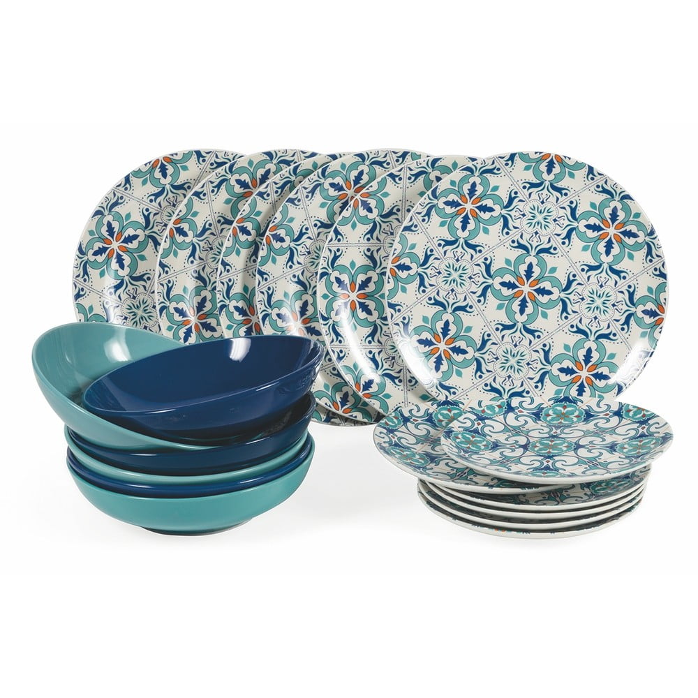 13 dílná sada nádobí z porcelánu Villa d'Este Porto - rozbaleno