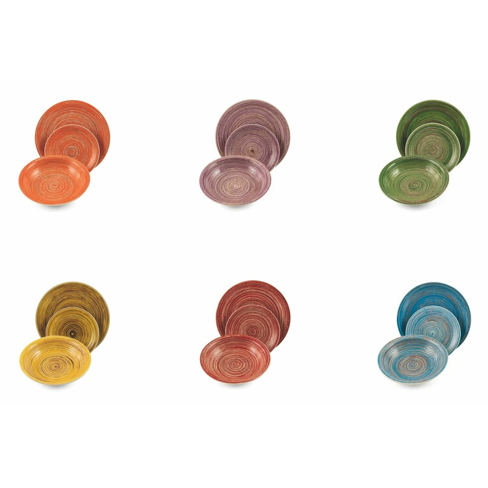 17 dílná sada nádobí z kameniny Villa d'Este Terra - rozbaleno