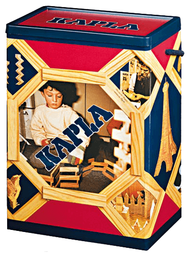 Dřevěná základní stavebnice KAPLA - rozbaleno