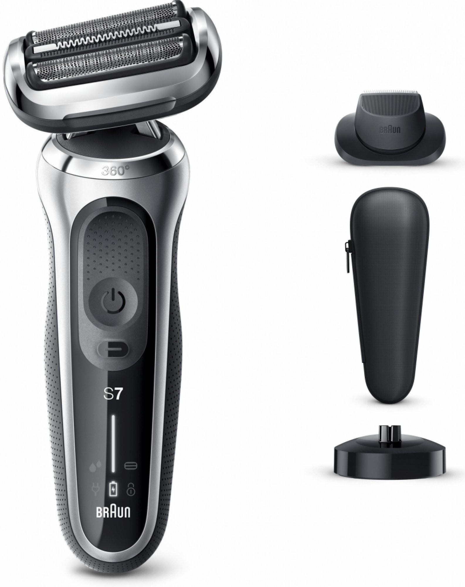 Planžetový holicí strojek Braun Series 7 70-N7200cc - lehce použité