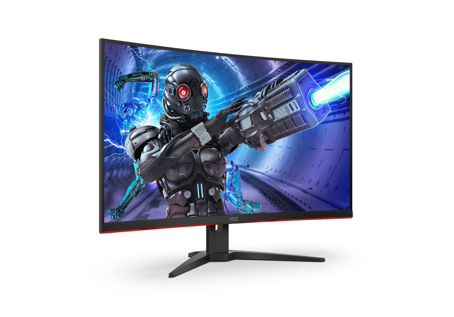 LCD monitor prohnutý 32" AOC C32G2ZE/BK Gaming - rozbaleno, kosmetická vada