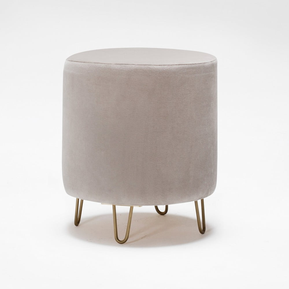 Krémově bílá podnožka Balcab Home Ronda - výrobní kosmetická vada