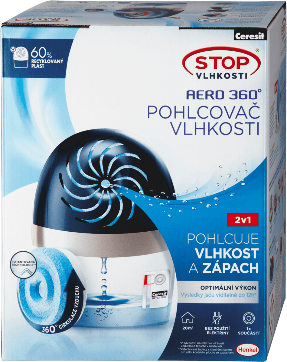 Ceresit strojek Stop vlhkosti aero 360°, 450 g