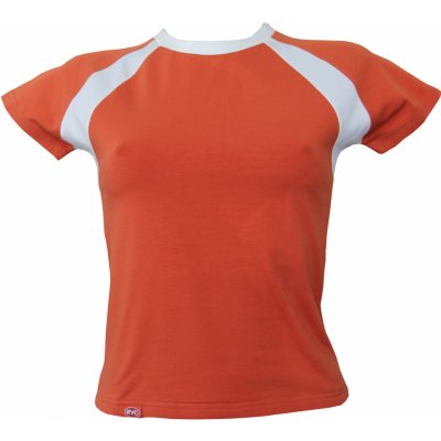 RVC sportswear Dámské bavlněné triko Hawai, oranžové Velikosti XS-XXL: S