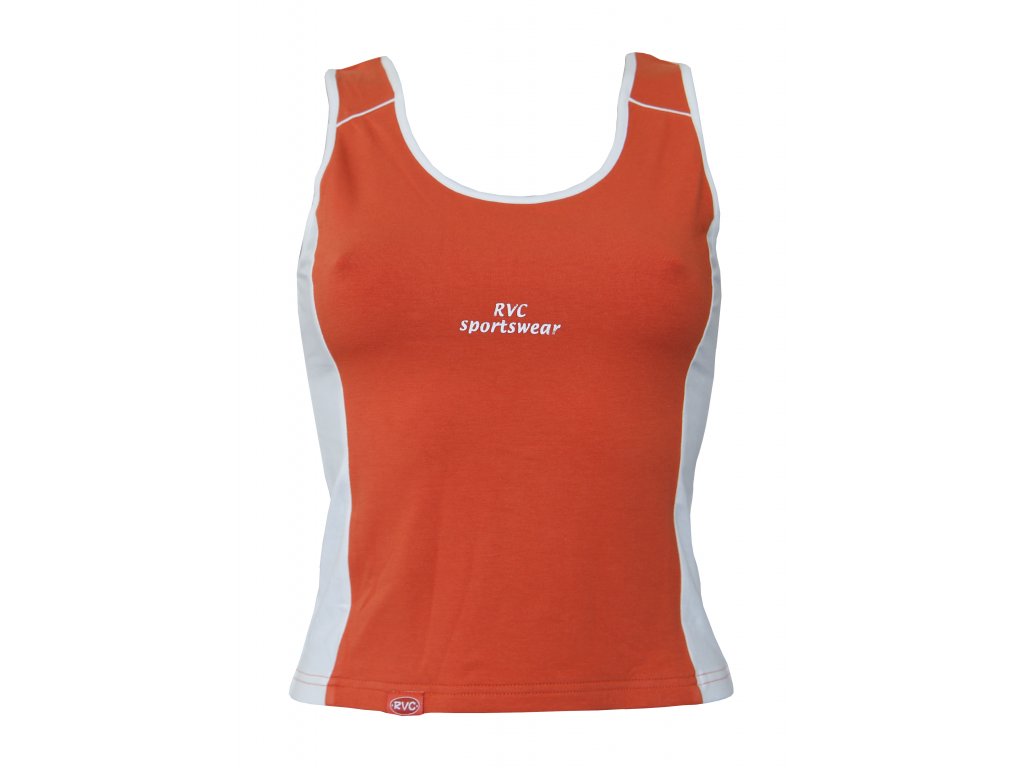 RVC sportswear Dámský bavlněný nátělník Nice RVC, oranžový *Velikosti textil: M