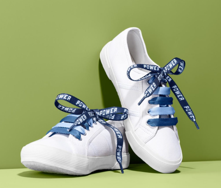 Módní tkaničky do bot Tchibo, 1 pár - modré