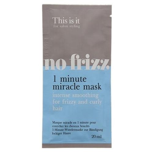 Maska na vlasy no frizz - 1minutová zázračná maska This is it 20ml