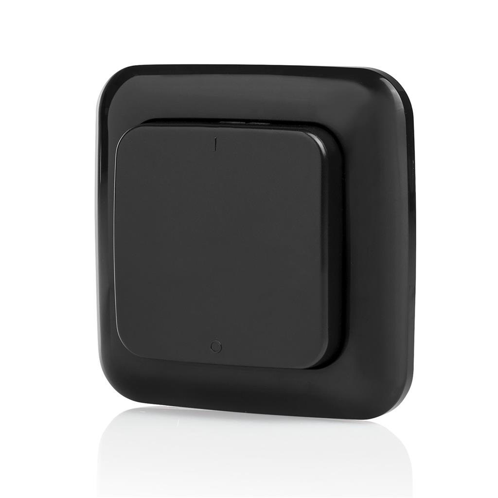 Smartwares bezdrátový nástěnný vypínač SH4-90160, s baterií, černý
