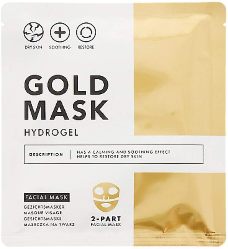 Regenerační pleťová maska pro suchou pleť - zlatá