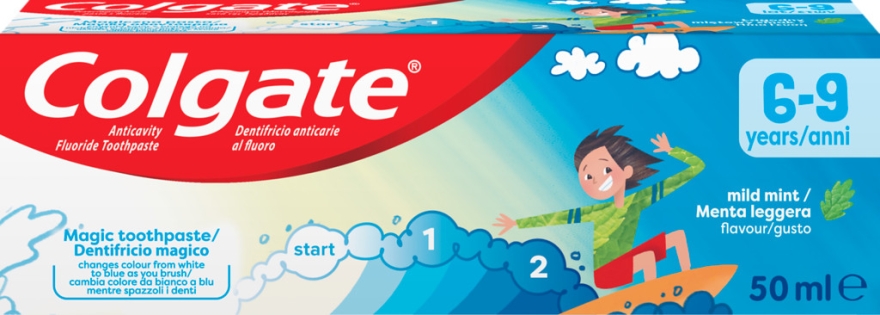 Zubní pasta Colgate pro děti od 6 do 9 let, 50ml