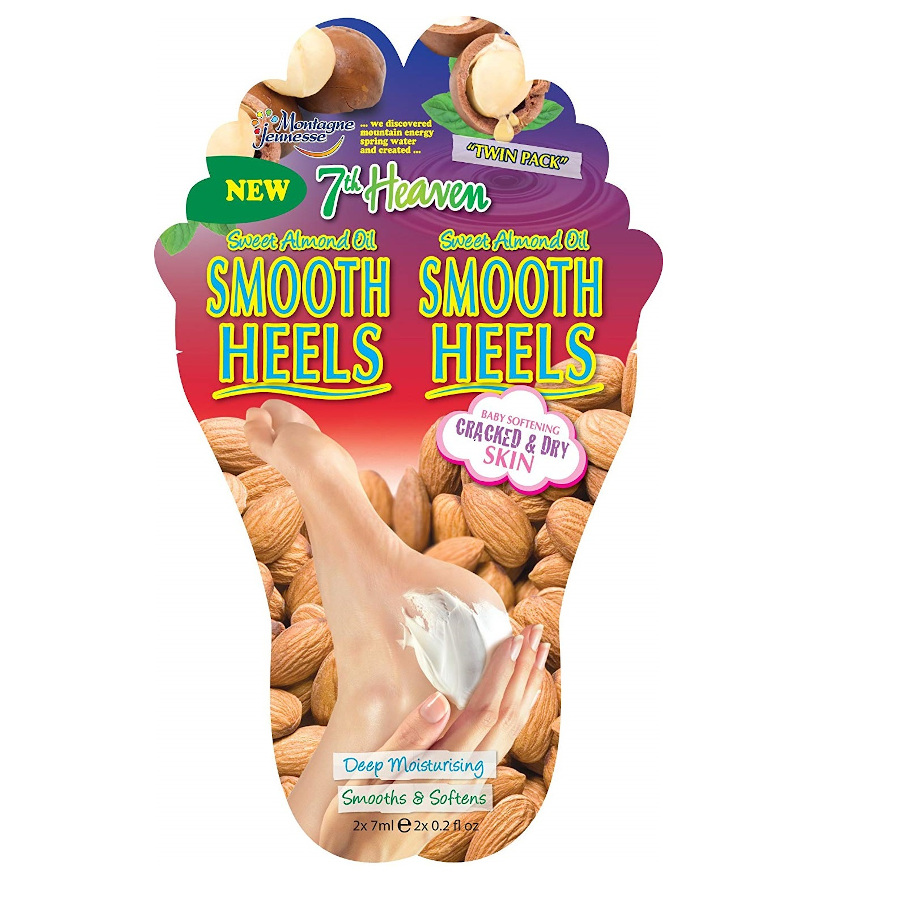 7th Heaven Balzám na paty s mandlovým olejem a bambuckým máslem, 2 ks