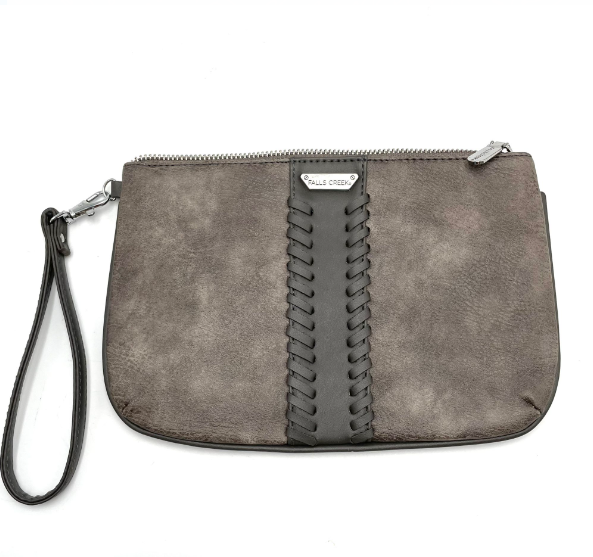 Flora&Co Dámské psaníčko s poutkem na zápěstí Falls Creek -  tmavě šedá