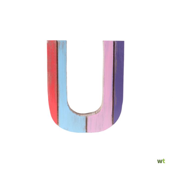 Roots Dřevěná dekorace na zeď - písmeno, různé druhy Varianta: Písmeno C