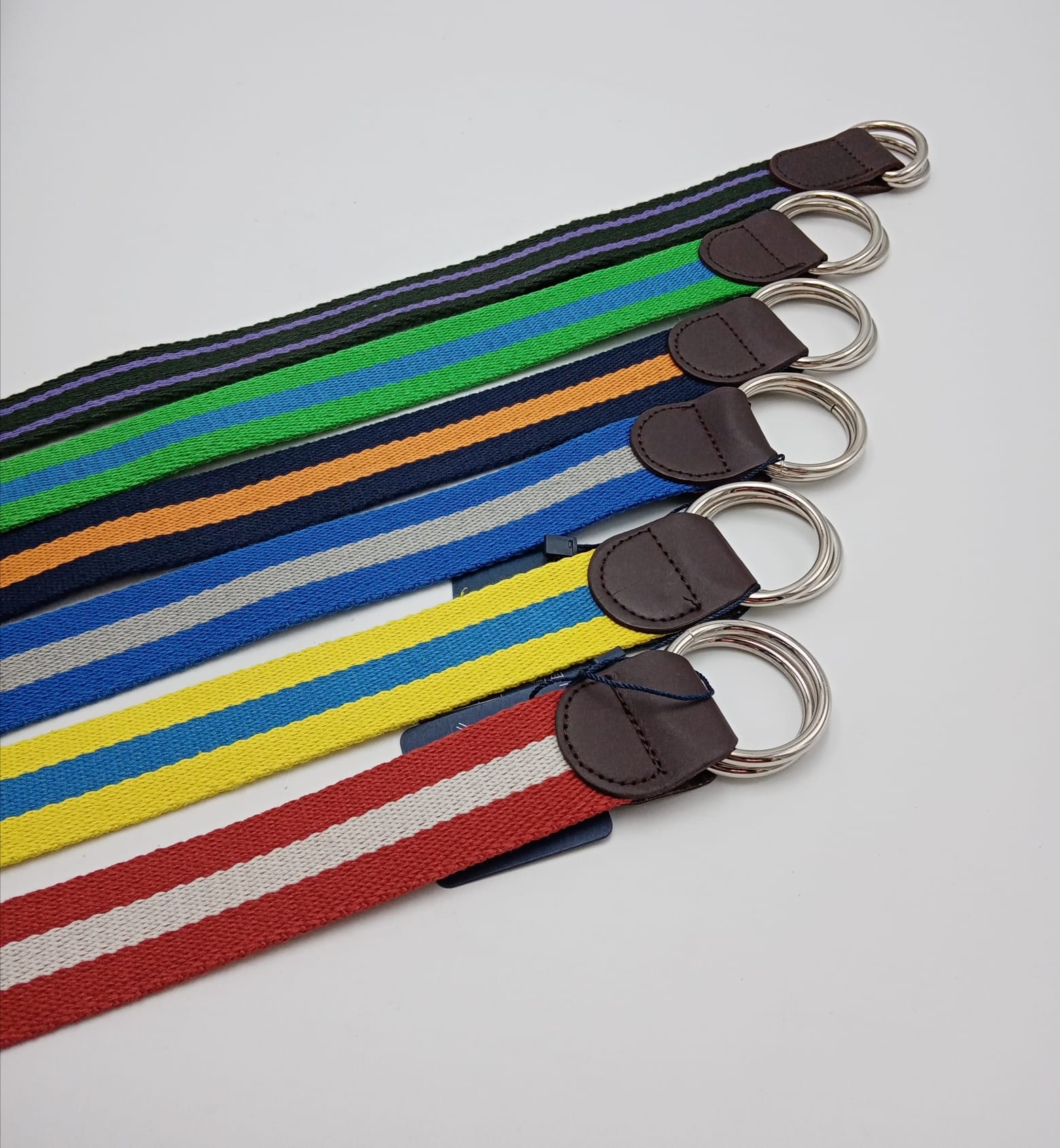 Belt Módní látkový pásek barevný BARVA: Modrá