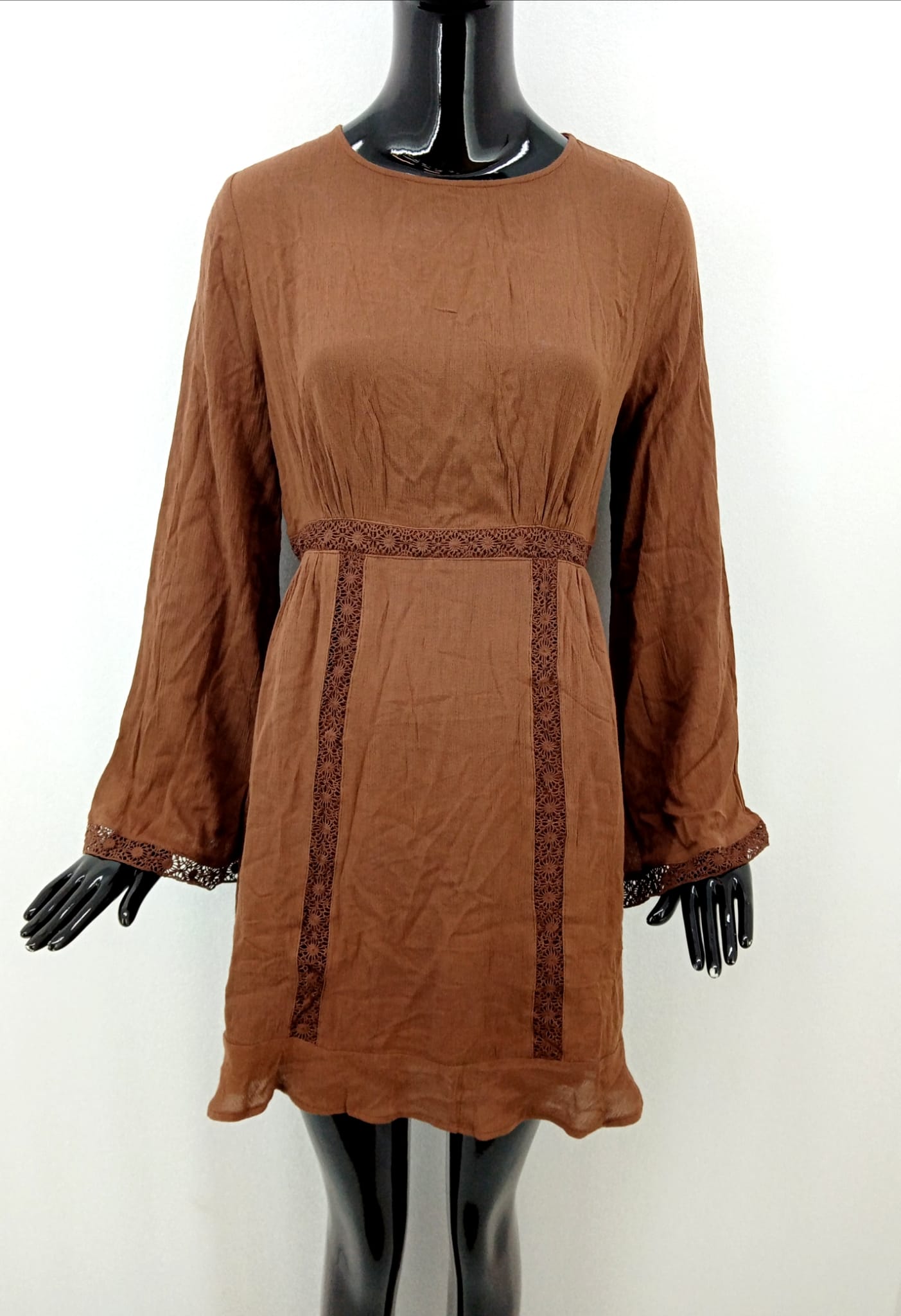 Dámské ležérní šaty Sadie & Sage , hnědé Velikosti XS-XXL: S