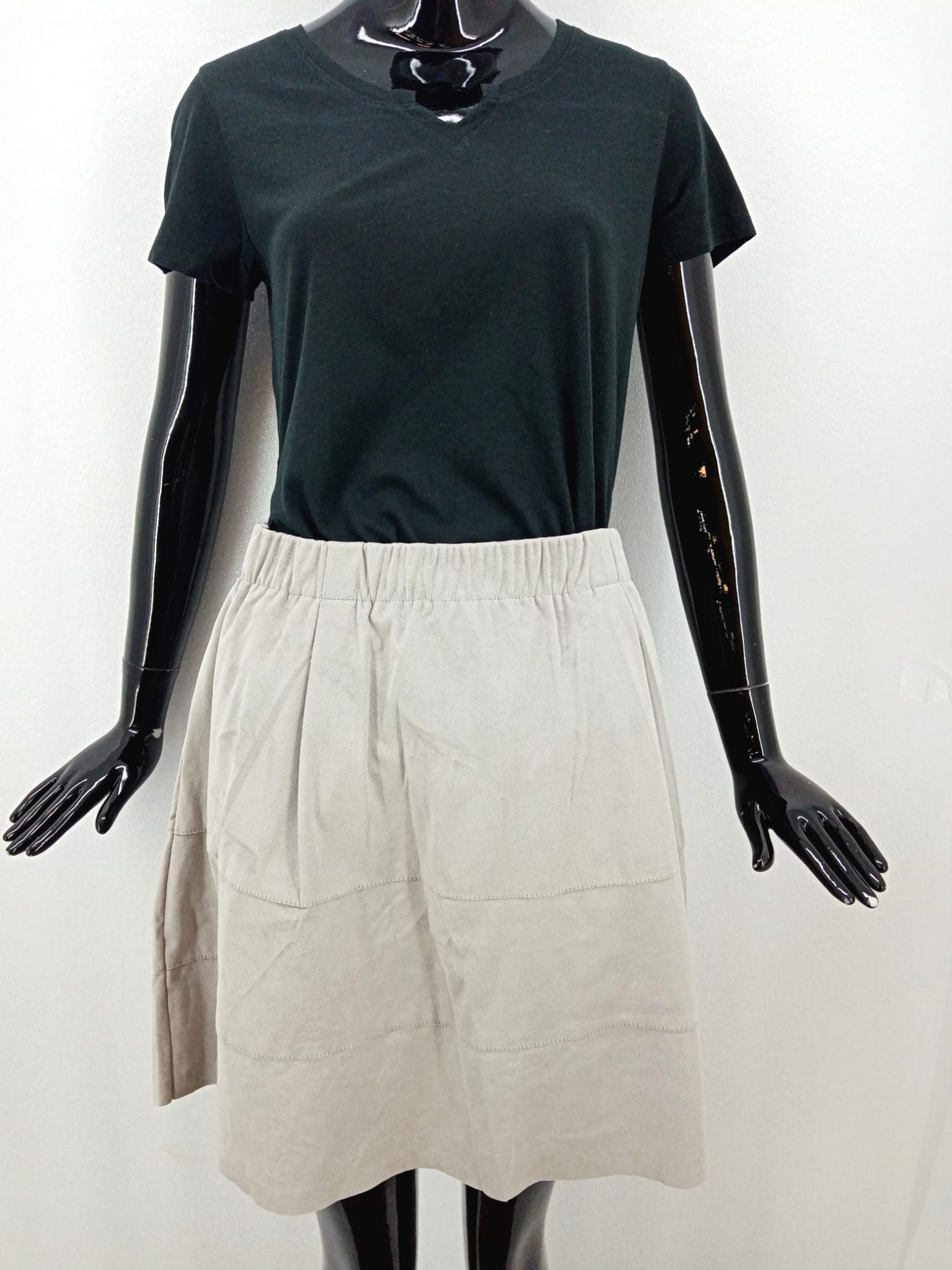 Dámská trendy sukně Noisy May, šedá Velikosti XS-XXL: XL