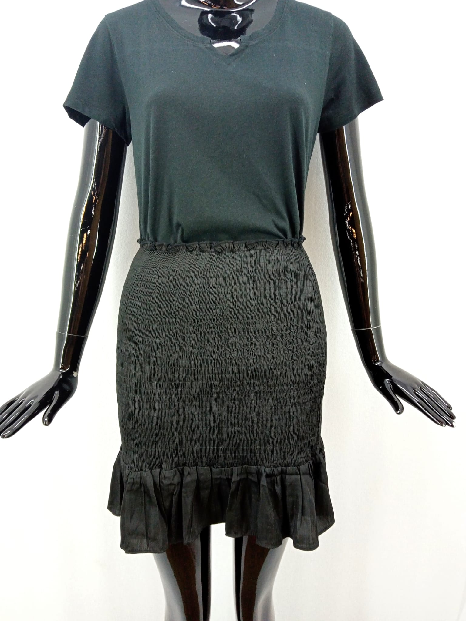 Dámská trendy sukně Neo Noir, černá Velikosti XS-XXL: XS