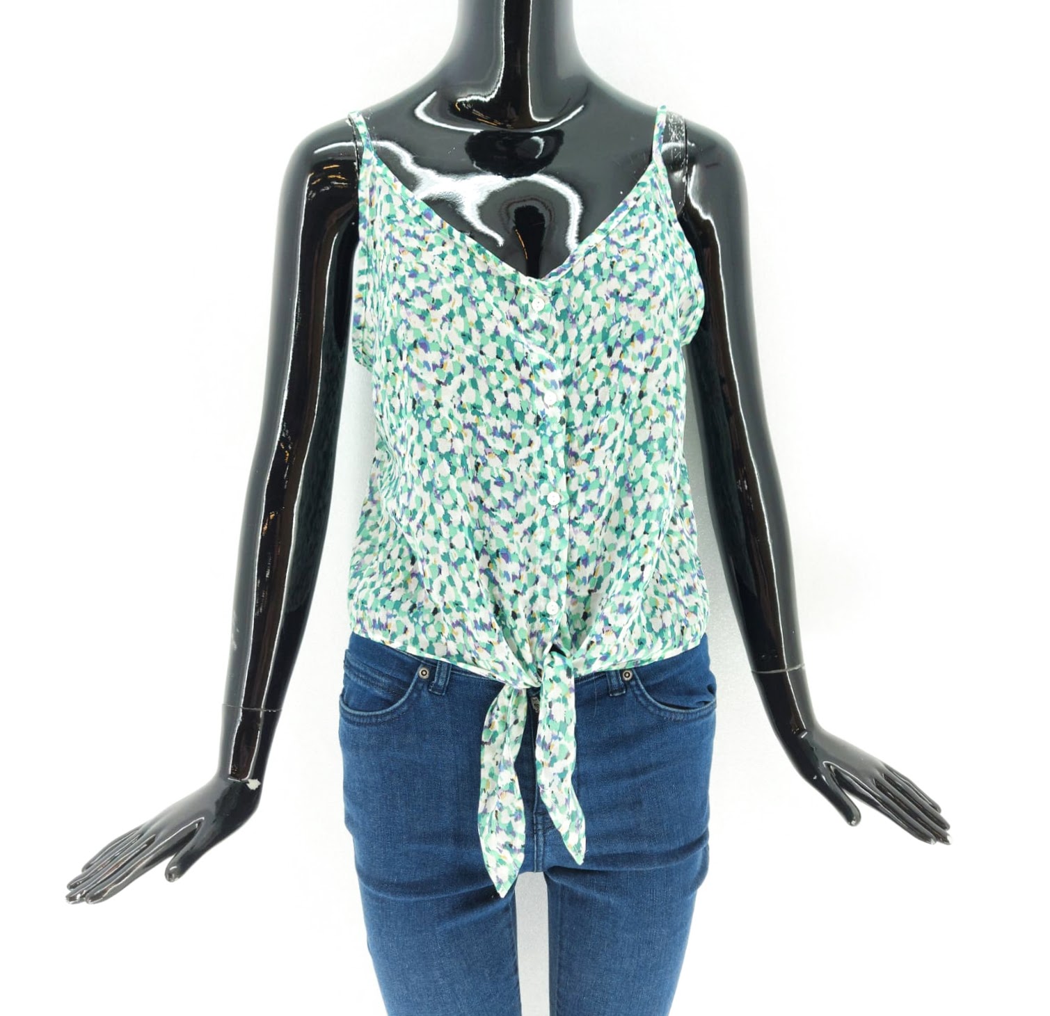 Dámský letní top Retro & Icone, zelený Velikosti XS-XXL: M