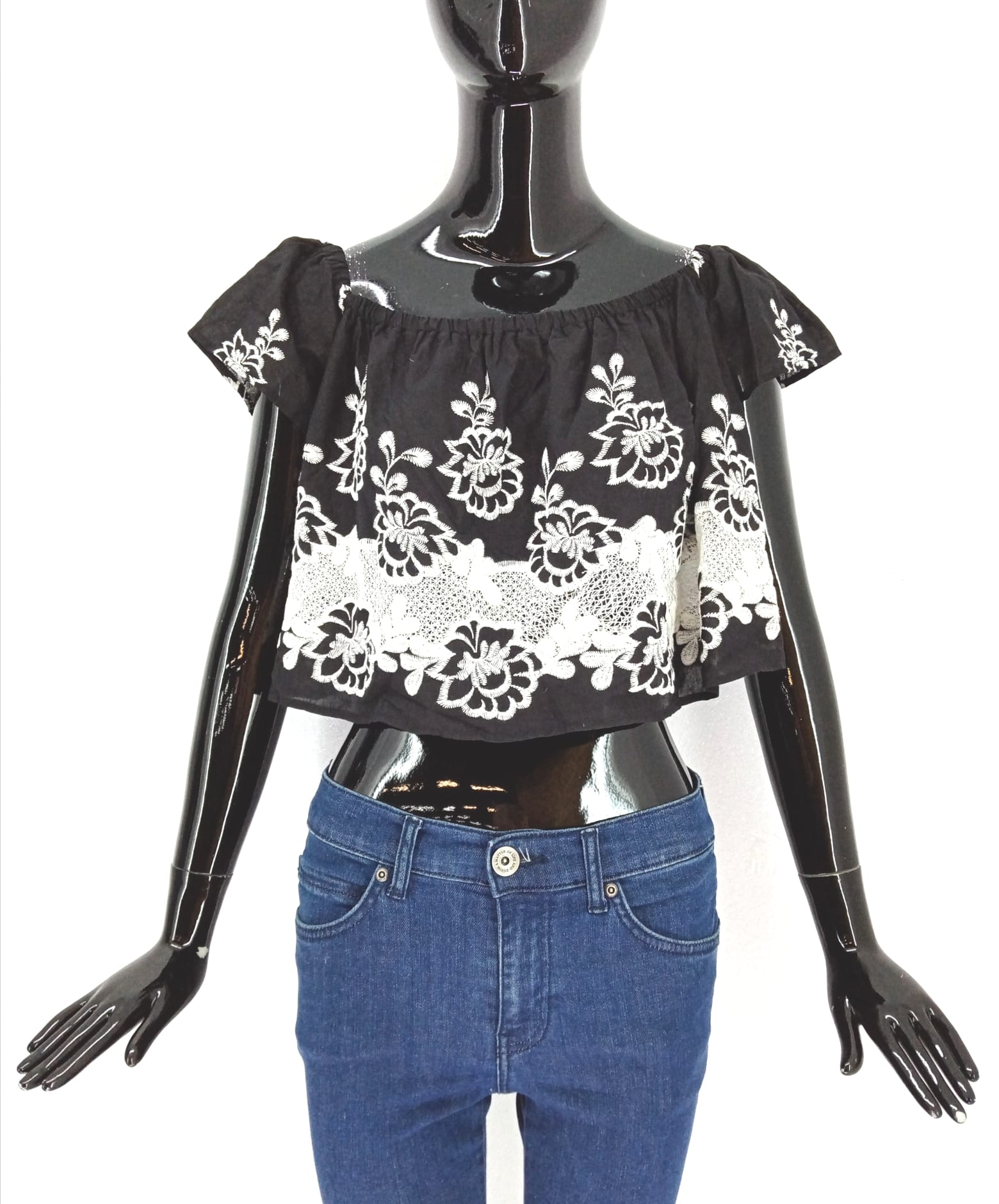 Sadie & Sage Dámský top  Sadie &  Sage - černá Velikosti XS-XXL: S