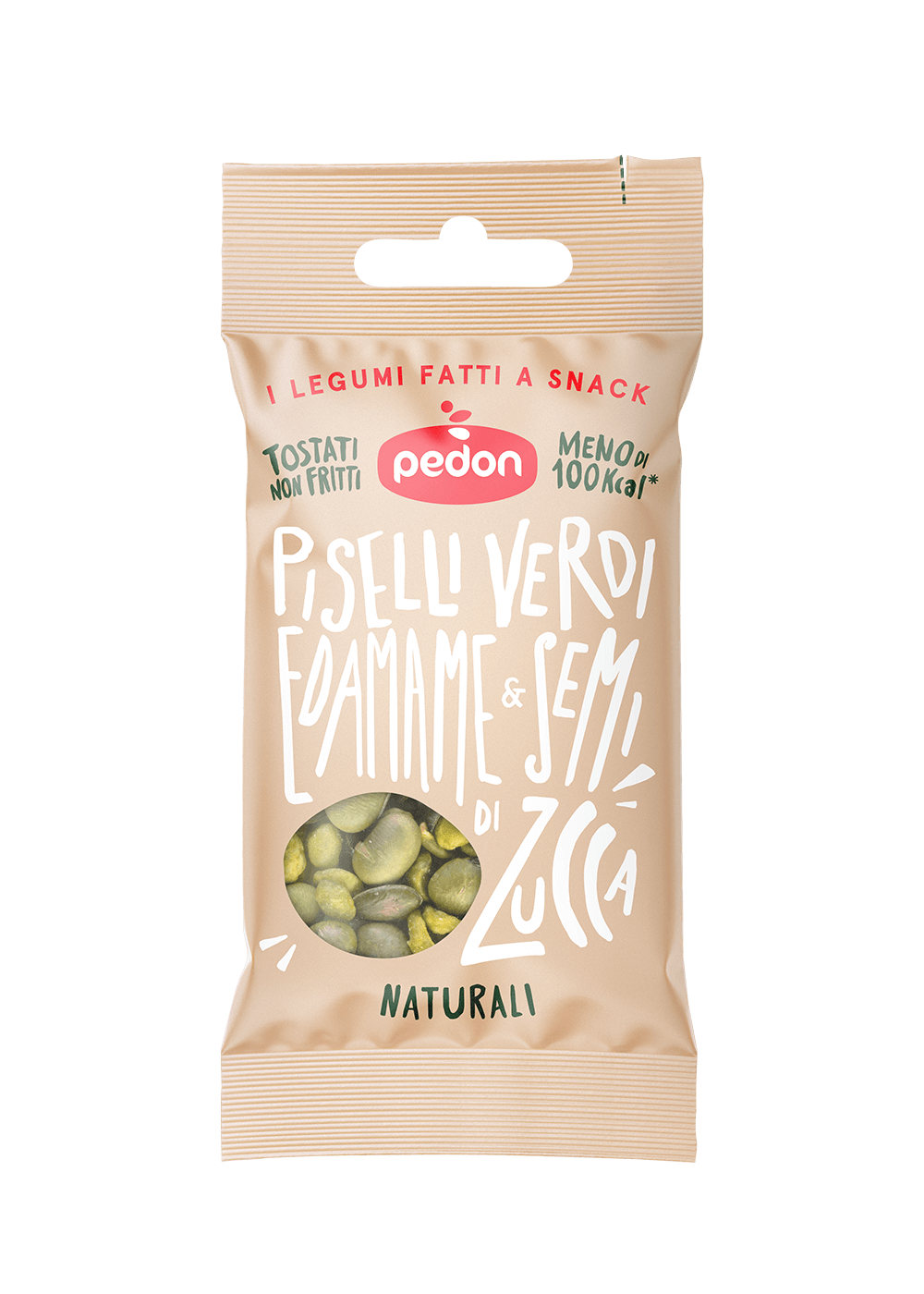 PEDON  Zelený hrášek a dýňová semínka, 20g
