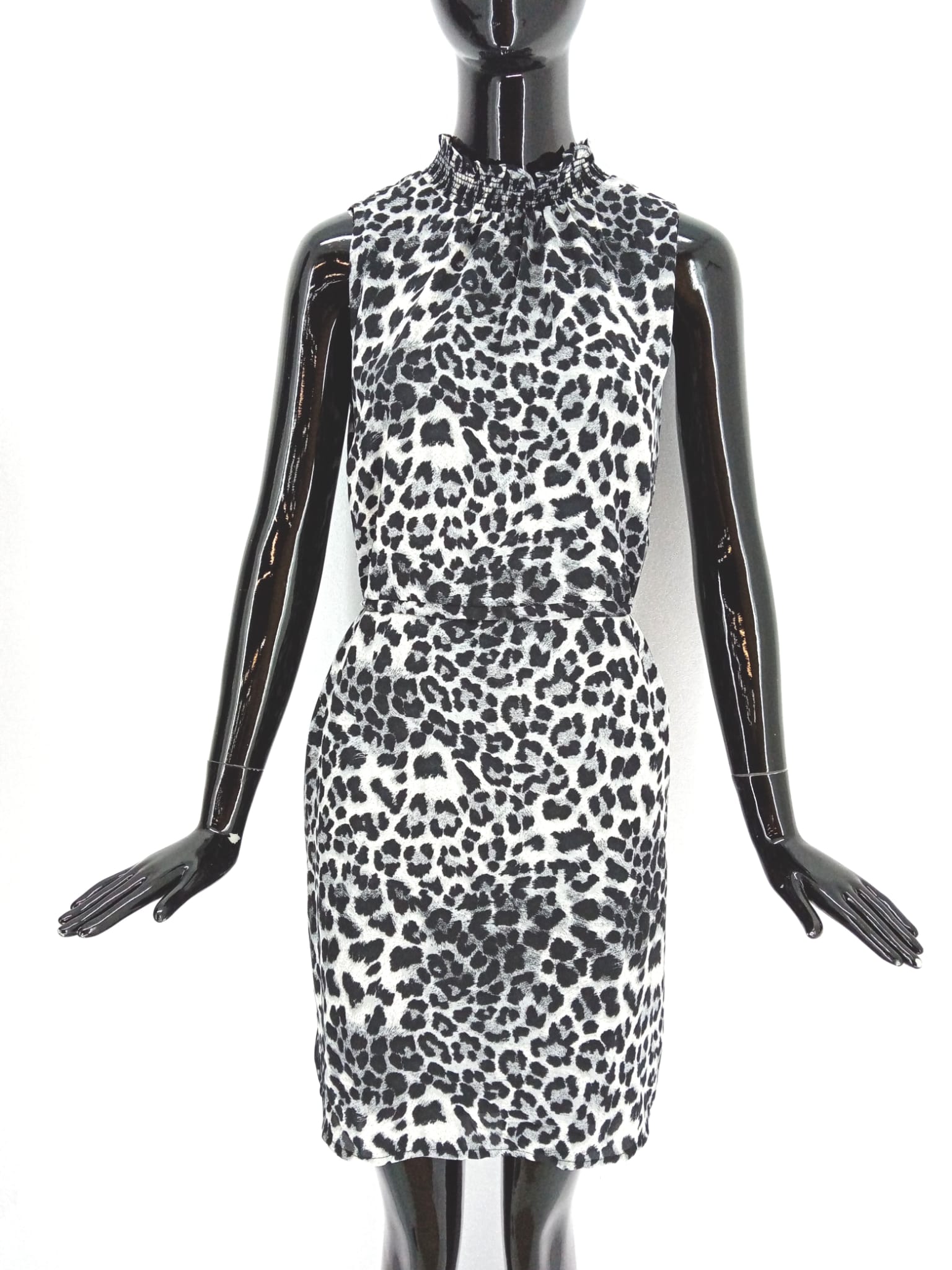 Dámské šaty Gibson, vzor černý jaguár Velikosti XS-XXL: XS