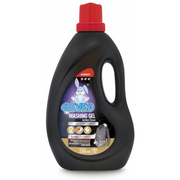 Cleveo Prací gel Black & Dark Perfect  2200 ml - 62 pracích dávek