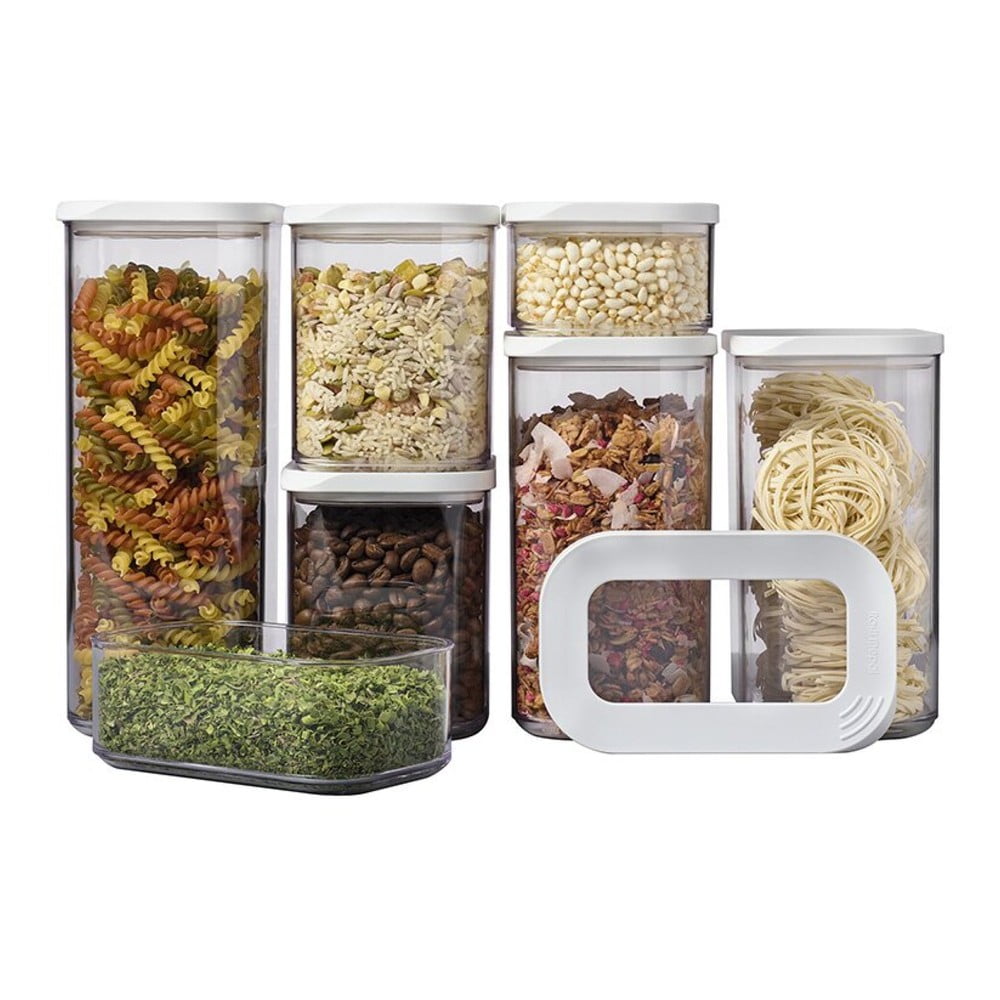 Set 7 úložných boxů na potraviny Mepal Modula Starter