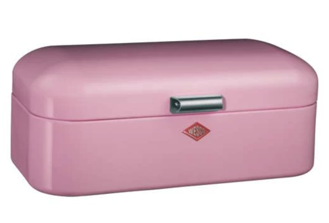 Chlebník Wesco Grandy 42 x 23 x 17 cm, růžový