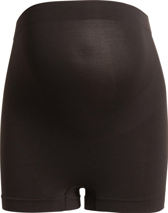 Bezešvé těhotenské šortky Noppies Seamless - Černá - M/L