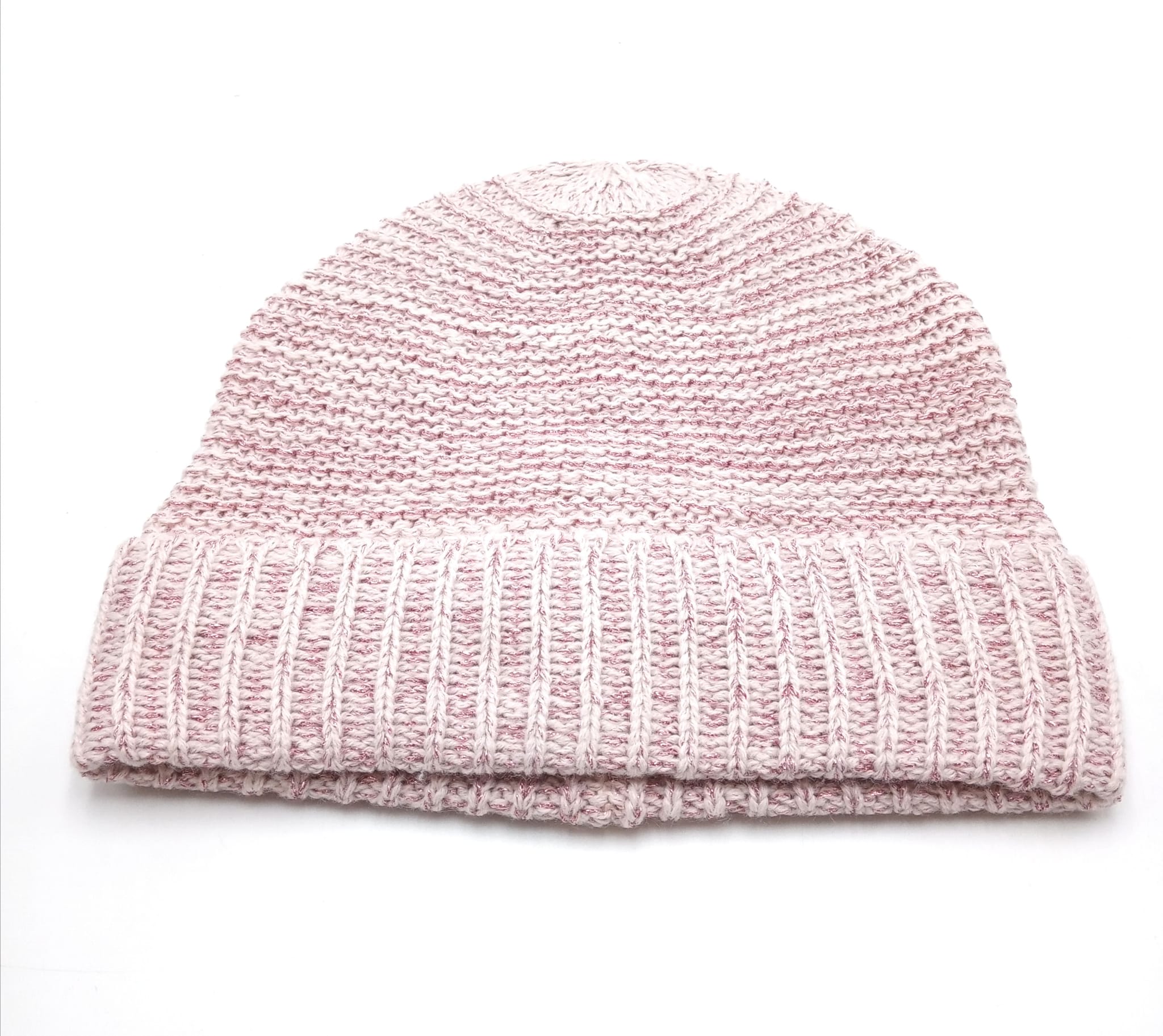 Dámská pletená čepice OODJI, růžová