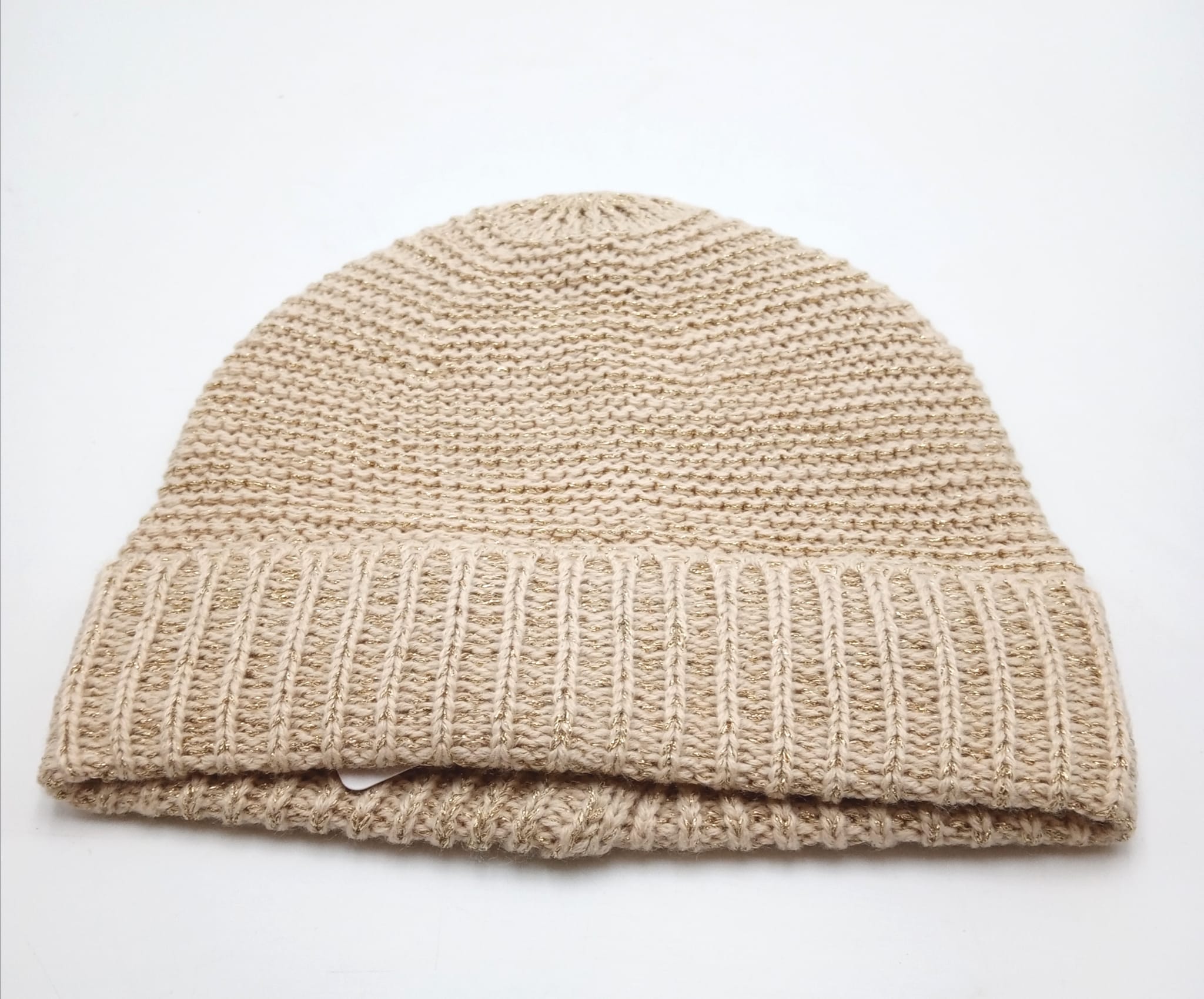 Dámská pletená čepice OODJI, béžová