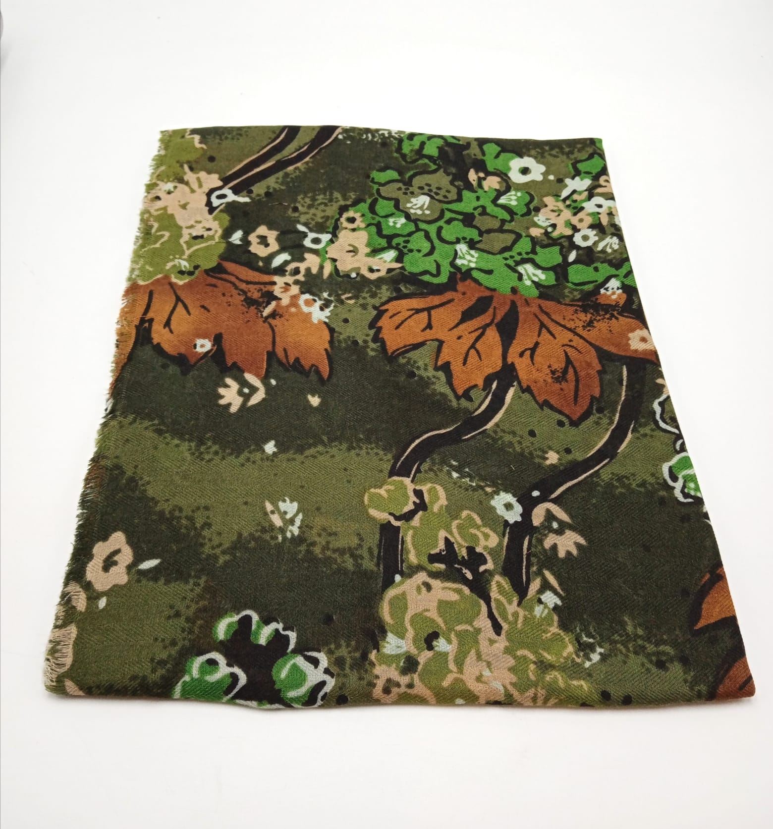 Oodji Dámský šátek se vzorem, zelený