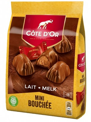 Cote D'or Čokoláda s mandlovou náplní 122g