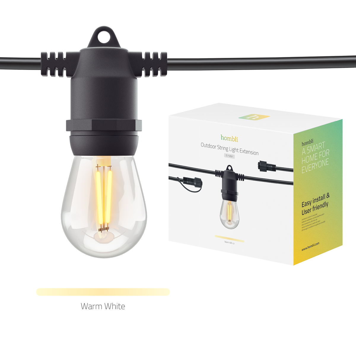 Hombli Outdoor Smart Light String - 5m prodloužení
