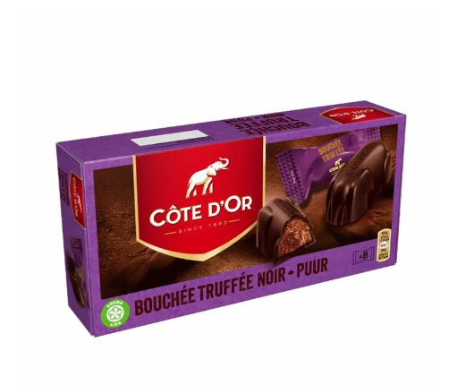 Cote D'or ČOKOLÁDA S KAKAOVÝM KRÉMEM 8X19,5G