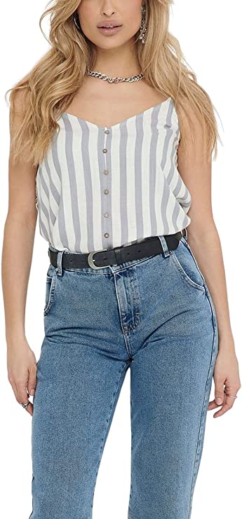 DÁMSKÉ TÍLKO S  MODRÝMI PRUHY ONLASTRID WVN, VEL. 36