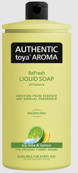 Autentic Toya Aroma Authentic Toya Aroma tekuté mýdlo 600 ml Varianta: Ice Lime & Lemon