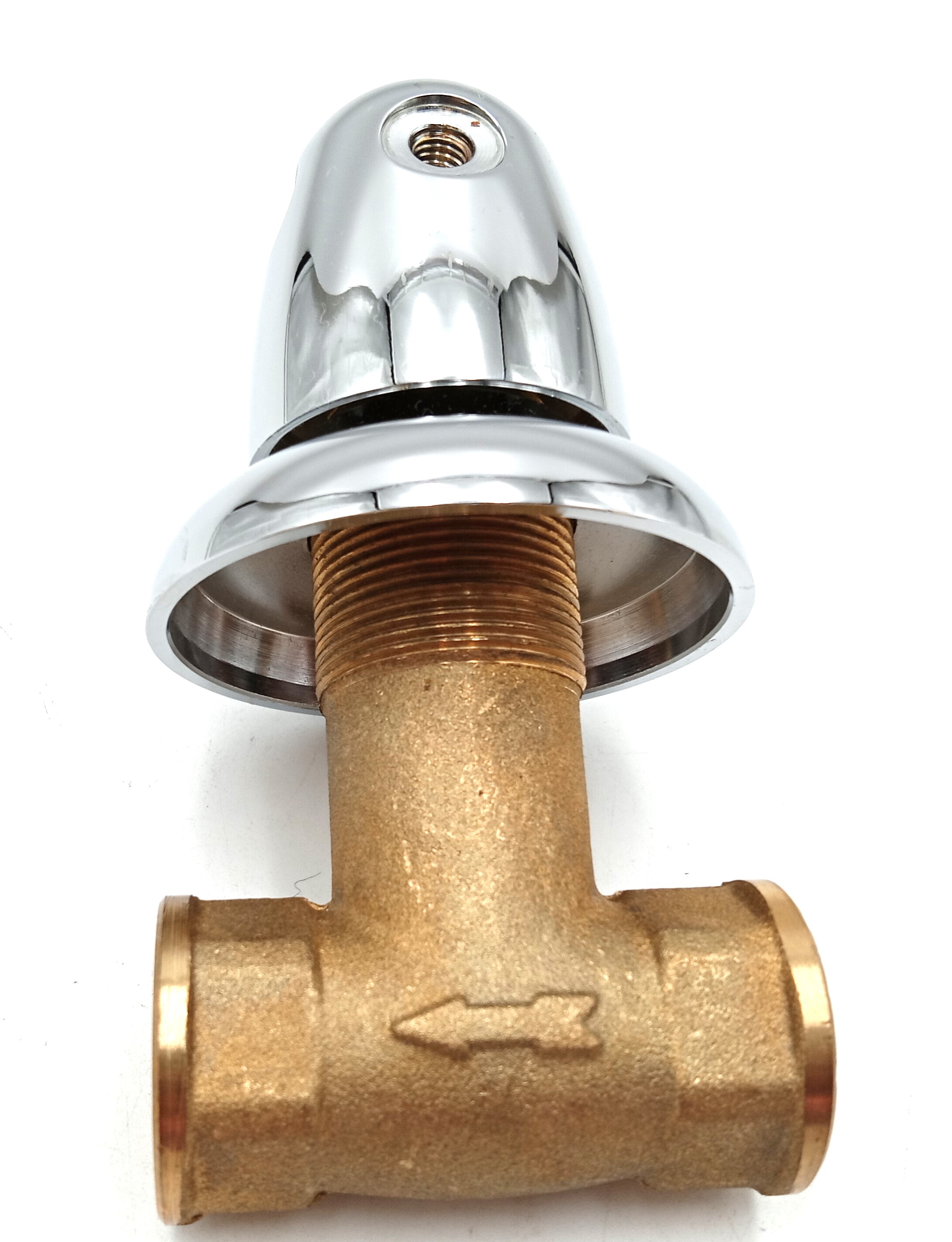 PAFFONI SMART-SMV010 CRN ventil podomítkový přímý 1/2", 2 ks