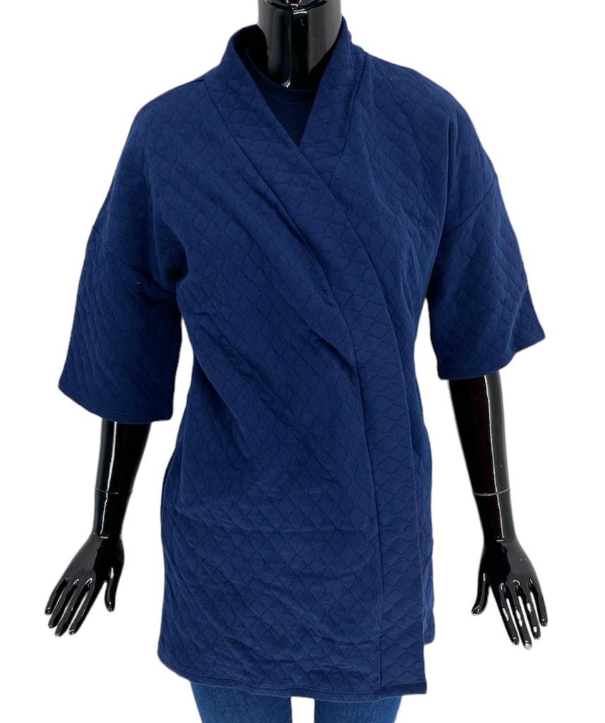 Dámský kardigan s krátkým rukávem PASSIONATA tmavě modrý Velikosti XS-XXL: S