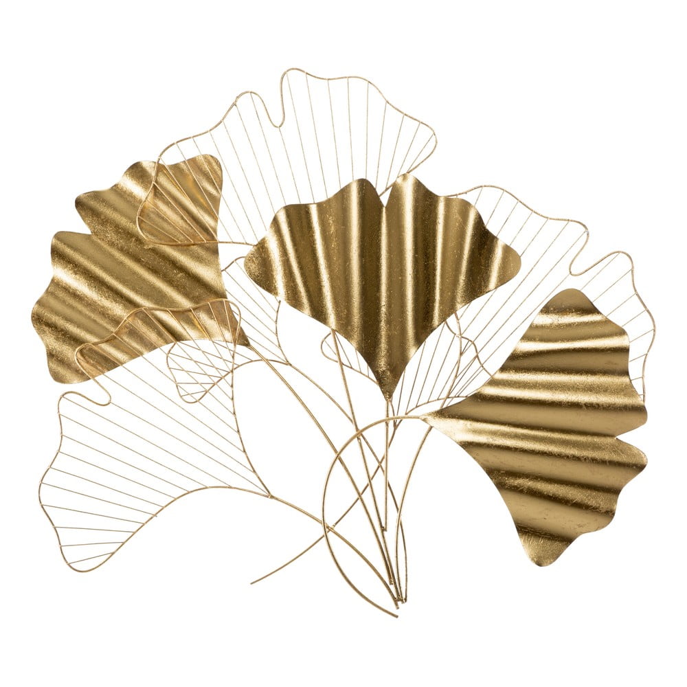 Kovová závěsná dekorace ve zlaté barvě Mauro Ferretti Goxy Gold, 80 x 70 cm