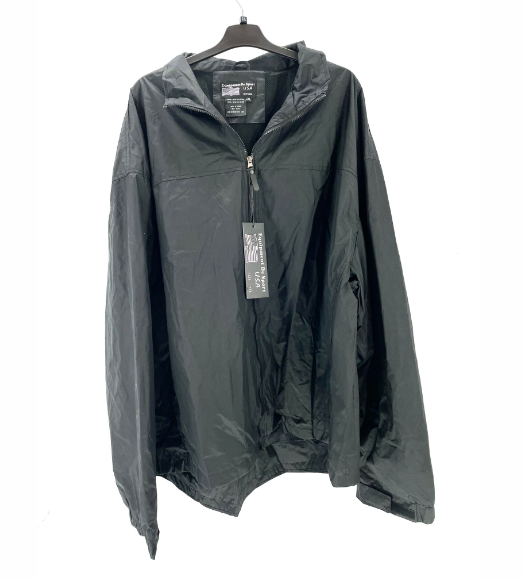 Equipment De Sport USA Pánská/chlapecká nepromokavá šusťáková bunda - černá Velikosti XS-XXL: XS