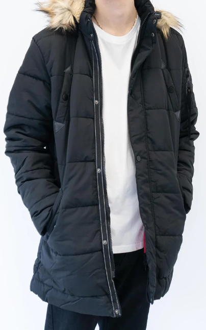 F.T.X. Pánská parka THE JOSHUA - FTX modročerná Velikosti XS-XXL: S