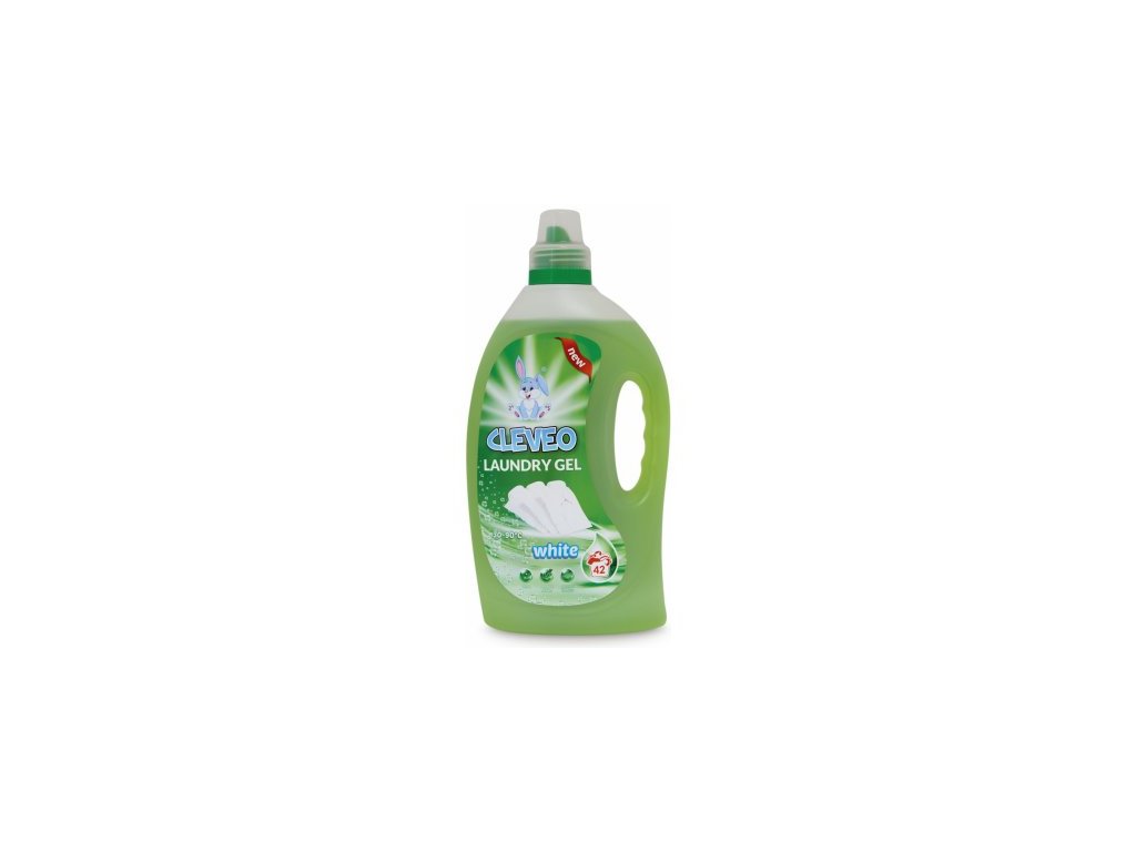 Cleveo Prací gel White 1,5L - 42 pracích dávek