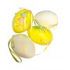 Velikonoční vajíčka - 4ks - žlutá