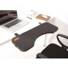 SK Studio Ergonomic Desk Extender,Opěrka zápěstí Hnědá 65 x 23 x 2 cm  Rozbaleno