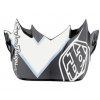 Troy Lee Designs SE4 Beta Silver Visor Náhradní hledí pro helmy - motocross